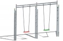 Kiik Patis 2 (mõõtmed 4,3 x 0,2 x 2,6 m)
