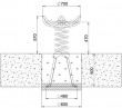 Vedrukiik Floris 1 (mõõtmed 0,67 x 0,7 x 0,7 m)