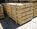 Rounded poles 120 x 5000 mm