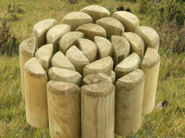 Logrolls, green 50 x 200 x 2000 mm